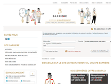 Tablet Screenshot of barriere-recrute.com